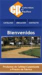 Mobile Screenshot of concretosdelpacifico.com